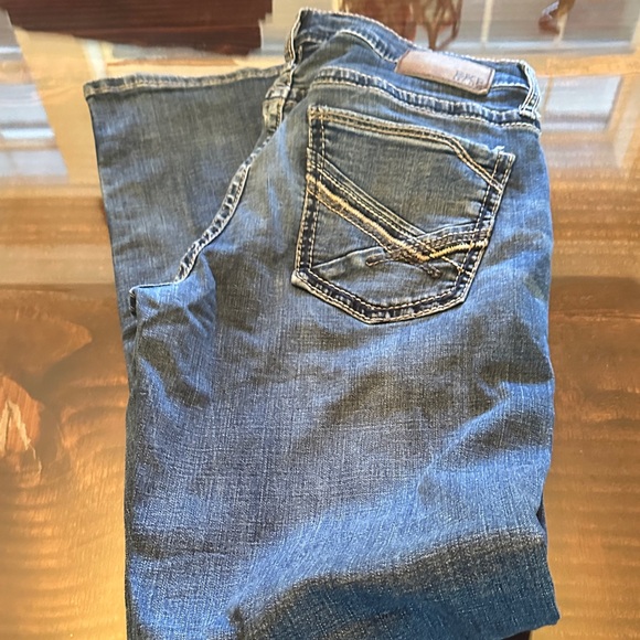 BKE Men’s Dark Blue Denim Jeans - Picture 3 of 3